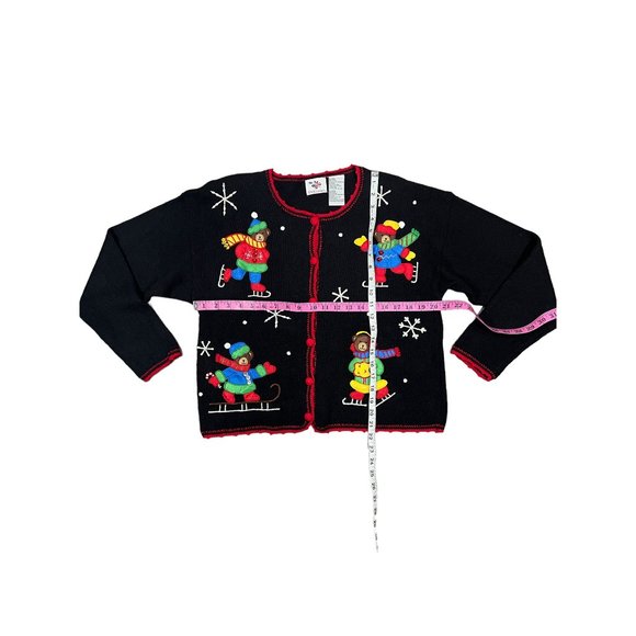 Vintage Nutcracker Christmas Sweater Size L - Picture 3 of 10